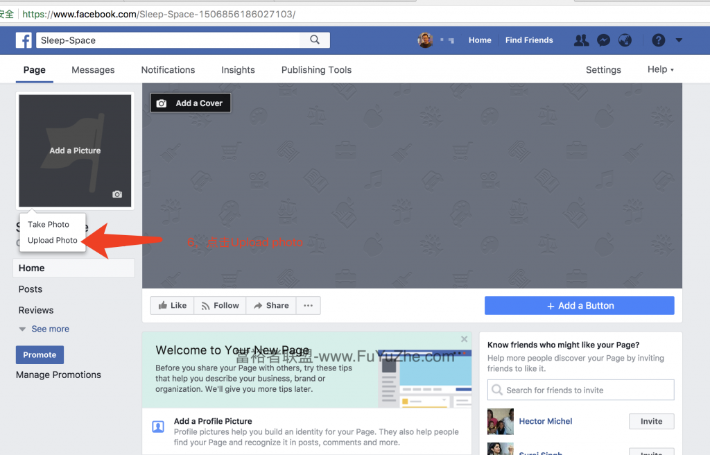如何设置Facebook粉丝专页