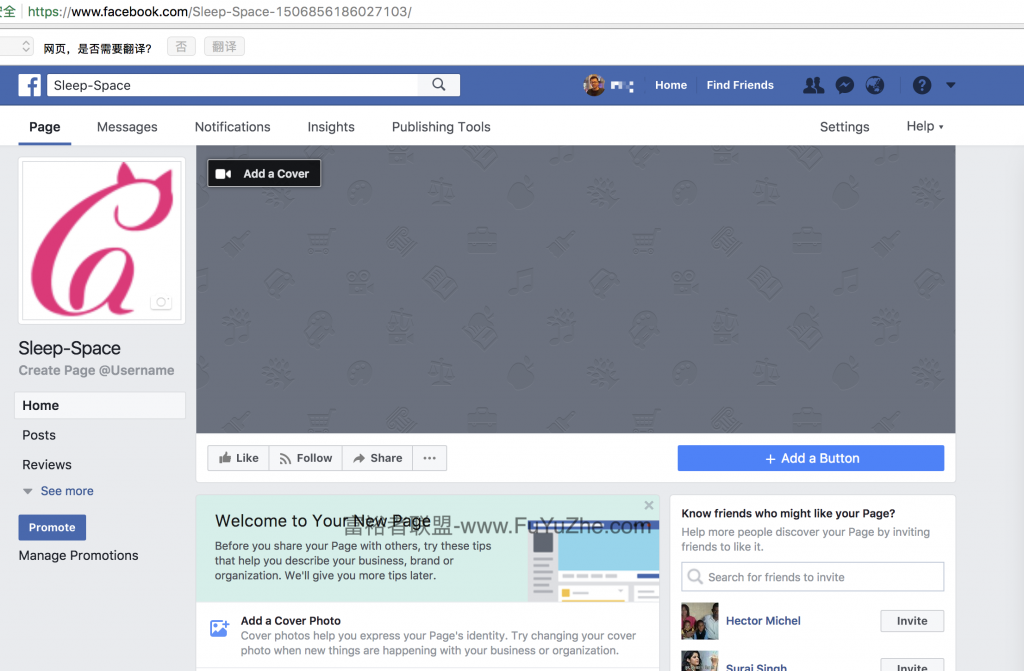 如何设置Facebook粉丝专页